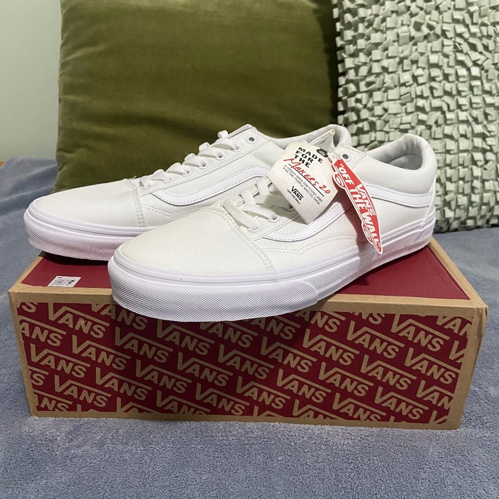 Vans Men's Made For The Makers Old Skool UC True White/Off White Sneakers